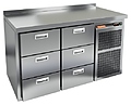 Стол холодильный HICOLD GN 33 BR2 TN